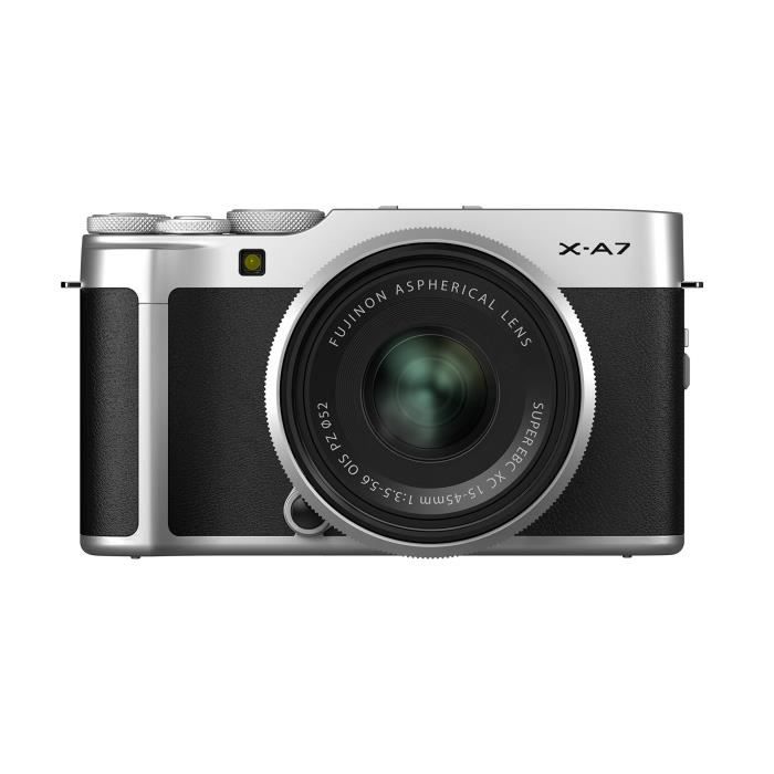 Fujifilm X-A7 avec Objectif XC15-45 mm Argent [Exclusivité Amazon]